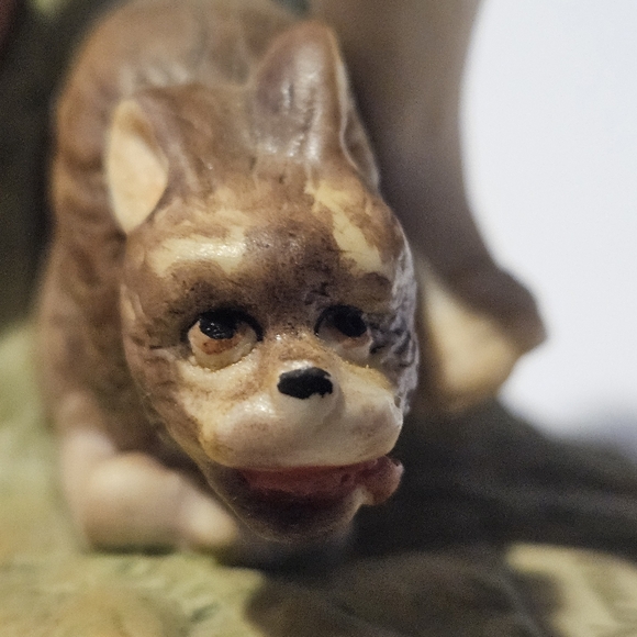 1990 NORMAN ROCKWELL FIGURINE GROSSMAN NO SWIMMING BOY DOG 5" TALL Americana - Picture 4 of 8